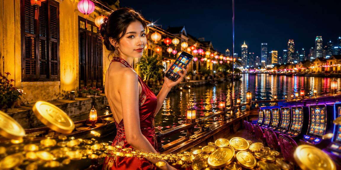 Người tham gia lễ hội Hội An trải nghiệm nền tảng casino và cá cược trực tuyến trên điện thoại di động