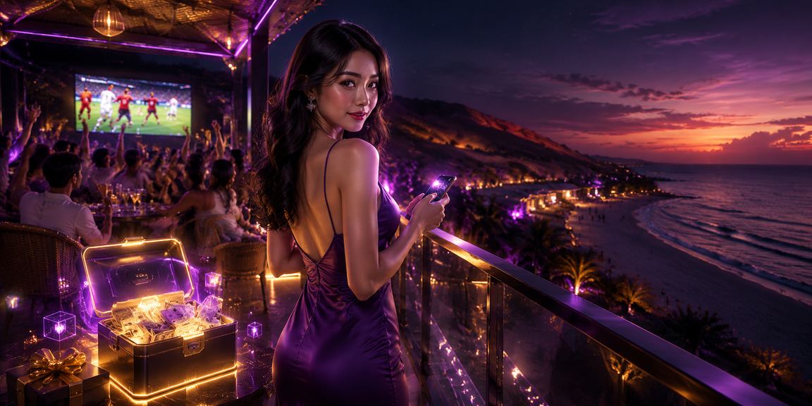 Người dùng ngồi tại bãi biển Mũi Né sử dụng ứng dụng casino trực tuyến trên điện thoại di động