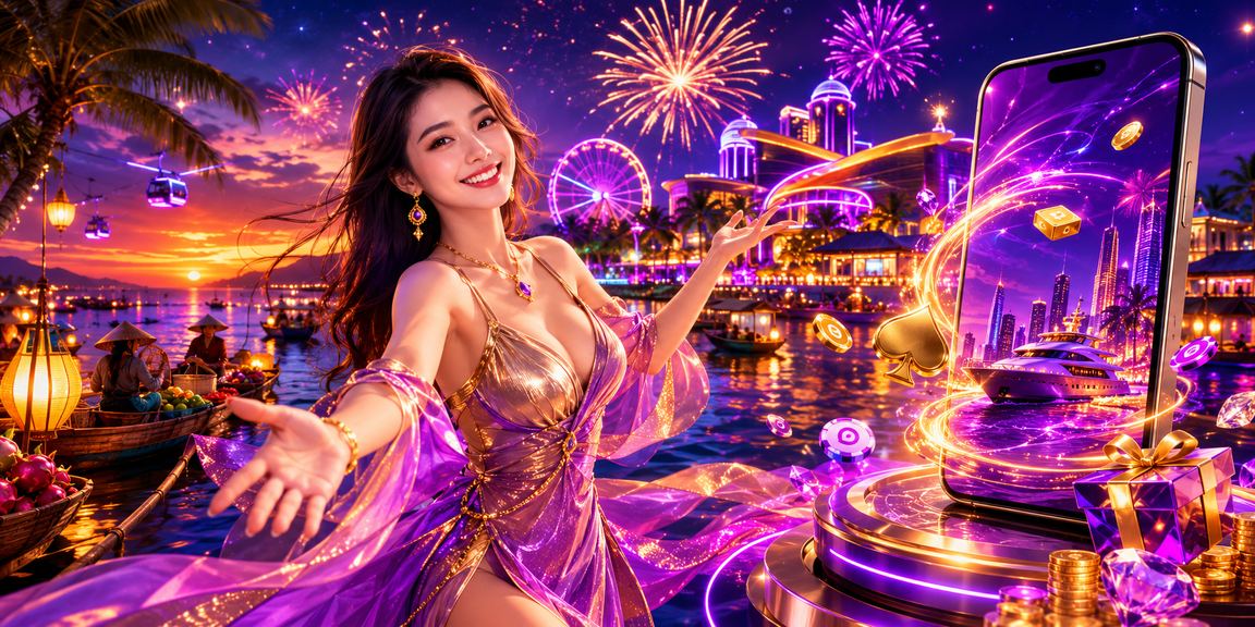 Người dùng tại Phú Quốc trải nghiệm giao diện VIP của ron97 bên bờ biển